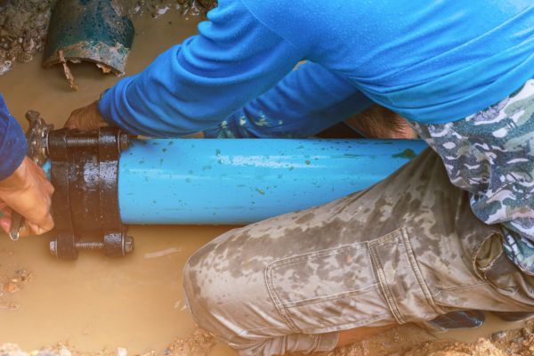 Underground Water Line Repair in Rockville